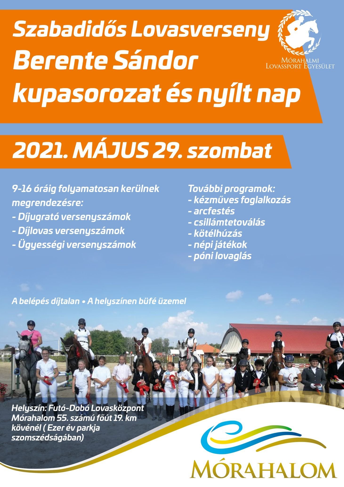 Lovas versenyek a Futó-Dobó Lovasközpontban