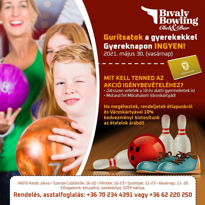 Gyereknapi bowlingozás INGYEN