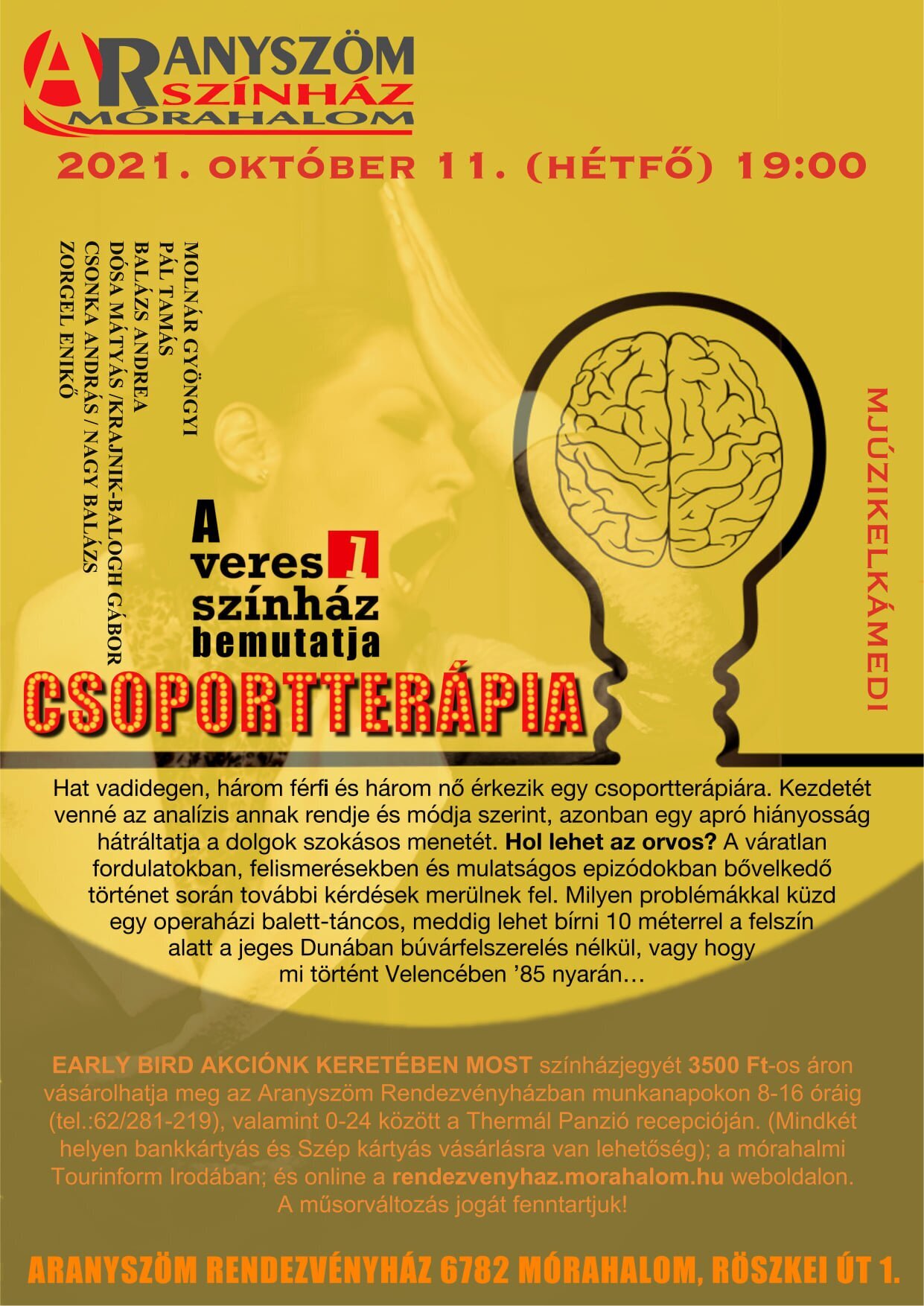 Szeptember 13-án indul az őszi színházi évad Mórahalmon