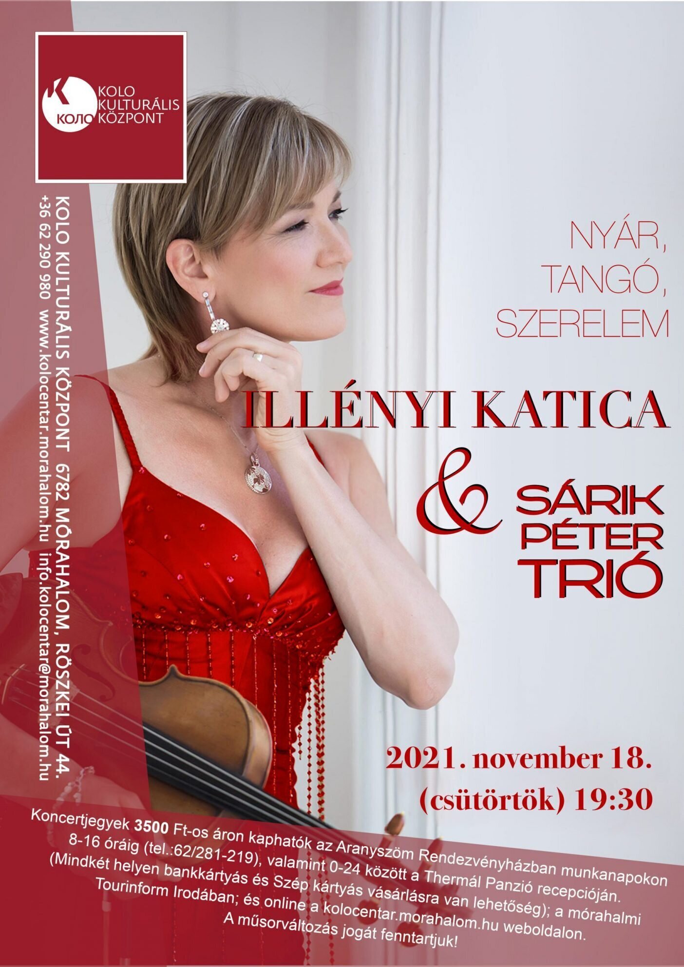 Nyár, Tangó, Szerelem koncert