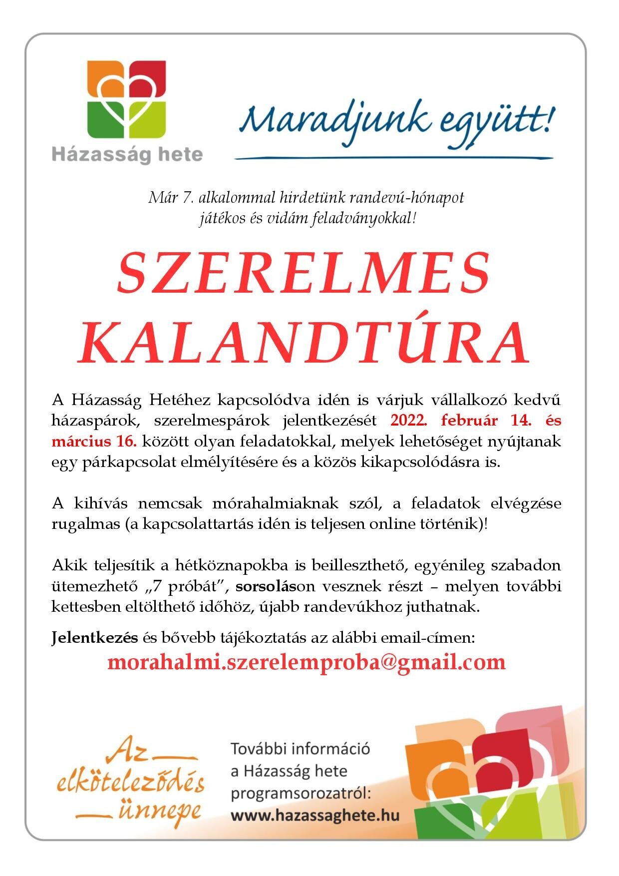 Szerelmes kalandtúra 2022.