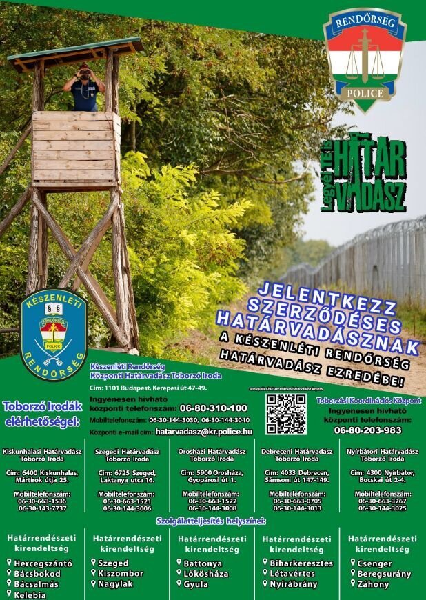 Határvadász toborzás