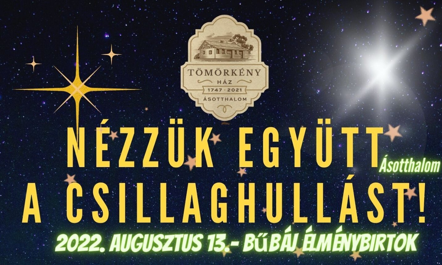 Nézzük együtt a csillaghullást!