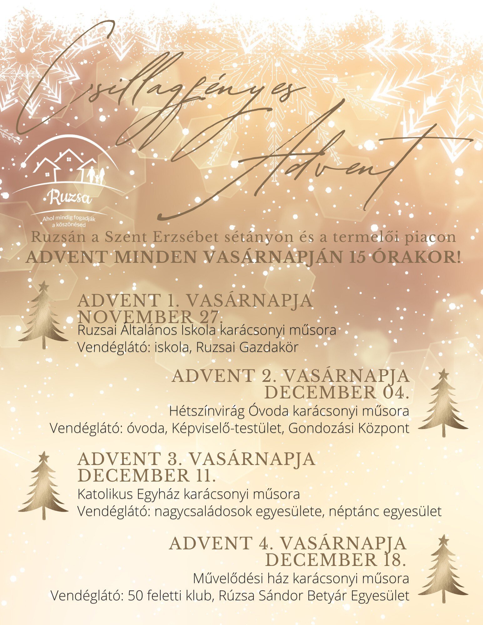 IV. Adventi gyertyagyújtás