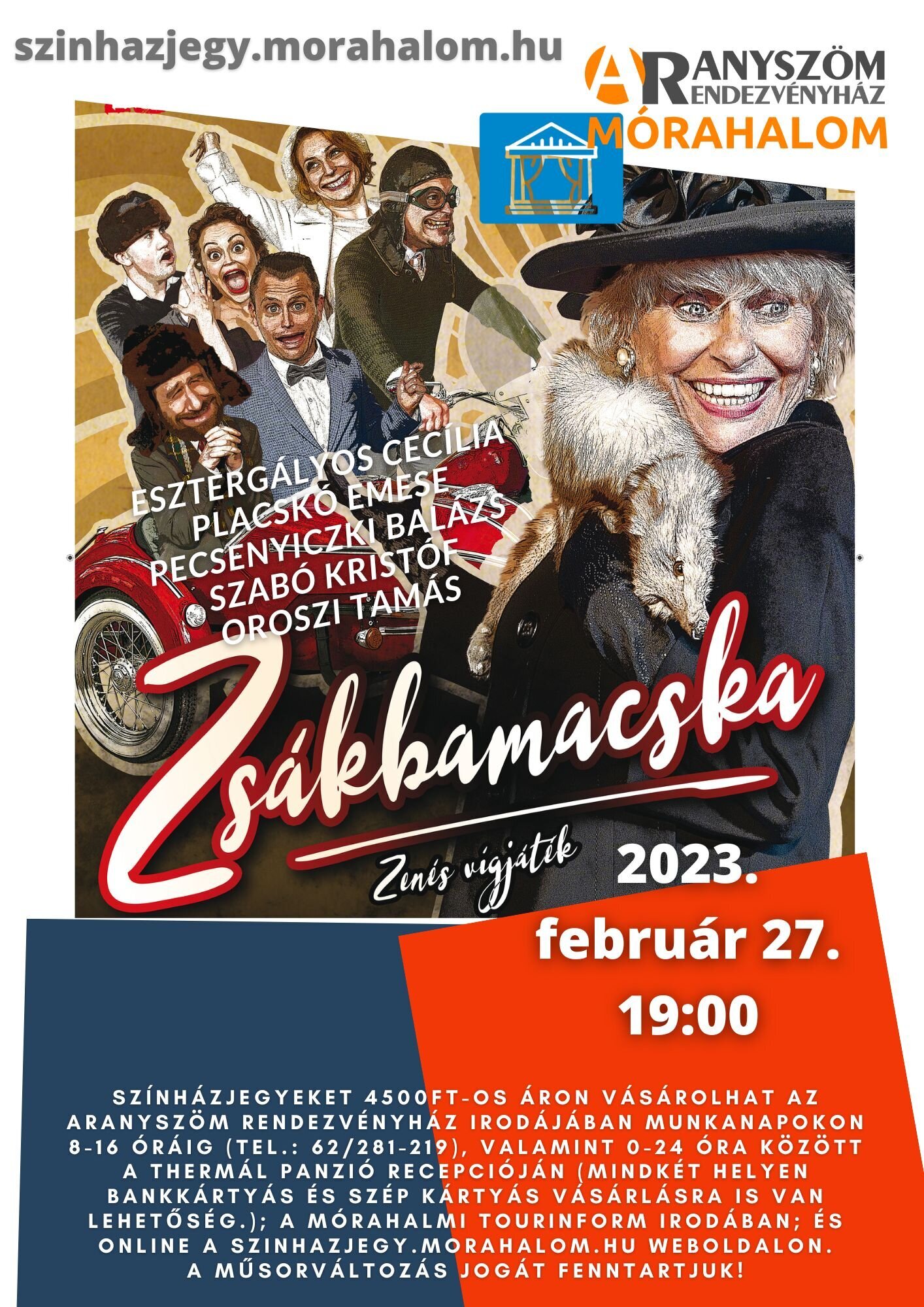 ZSÁKBAMACSKA - zenés vígjáték 