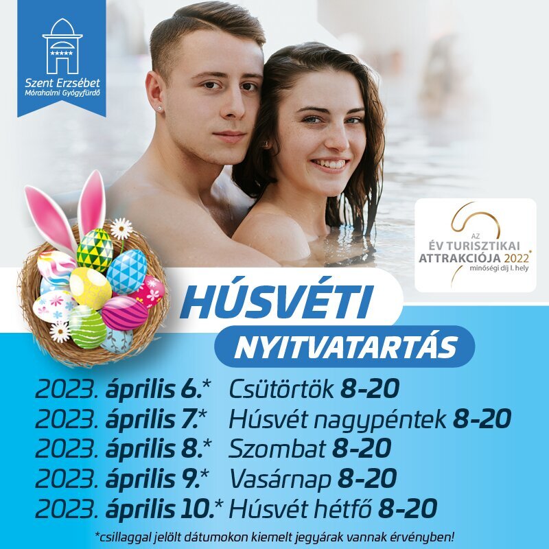 Húsvéti nyitvatartás a fürdőben