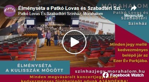 Élményséta a Patkó Szabadtéri és Lovas színházban - képernyőkép a videóról
