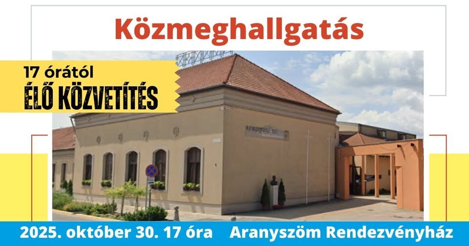 Közmeghallgatás Mórahalmon