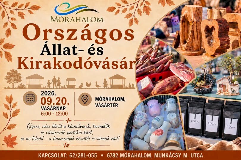 Találkozzunk szeptemberben is a mórahalmi vásárban! 