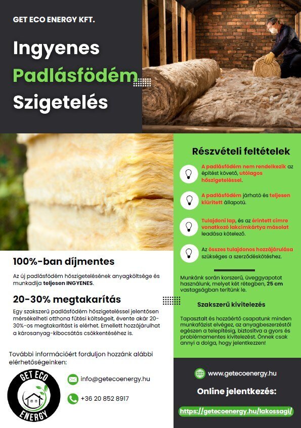 Padlásszigetelés