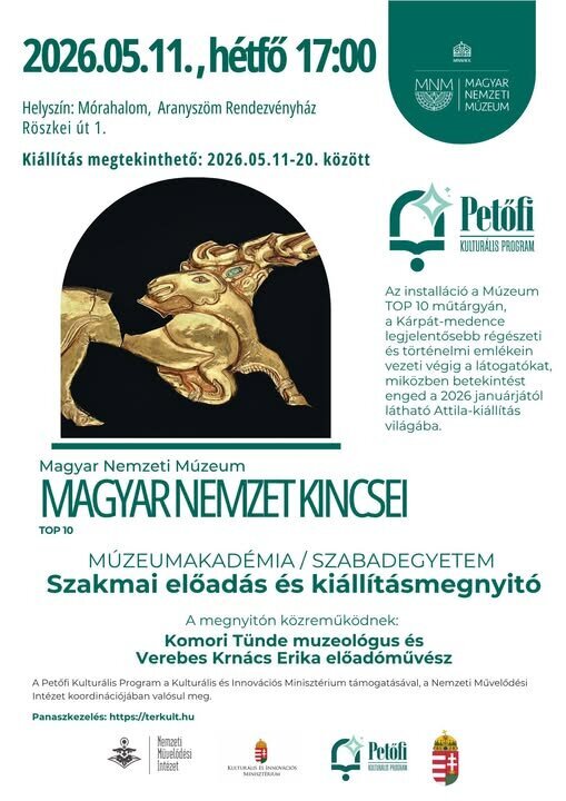 Magyar Nemzet Kincsei – kiállítás Mórahalmon