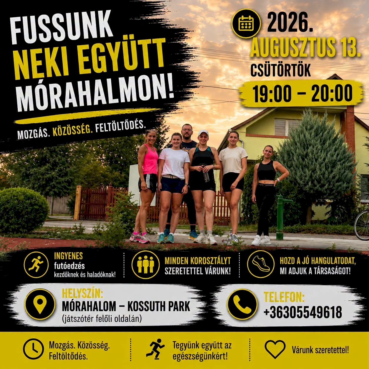 Fussunk neki együtt Mórahalmon!