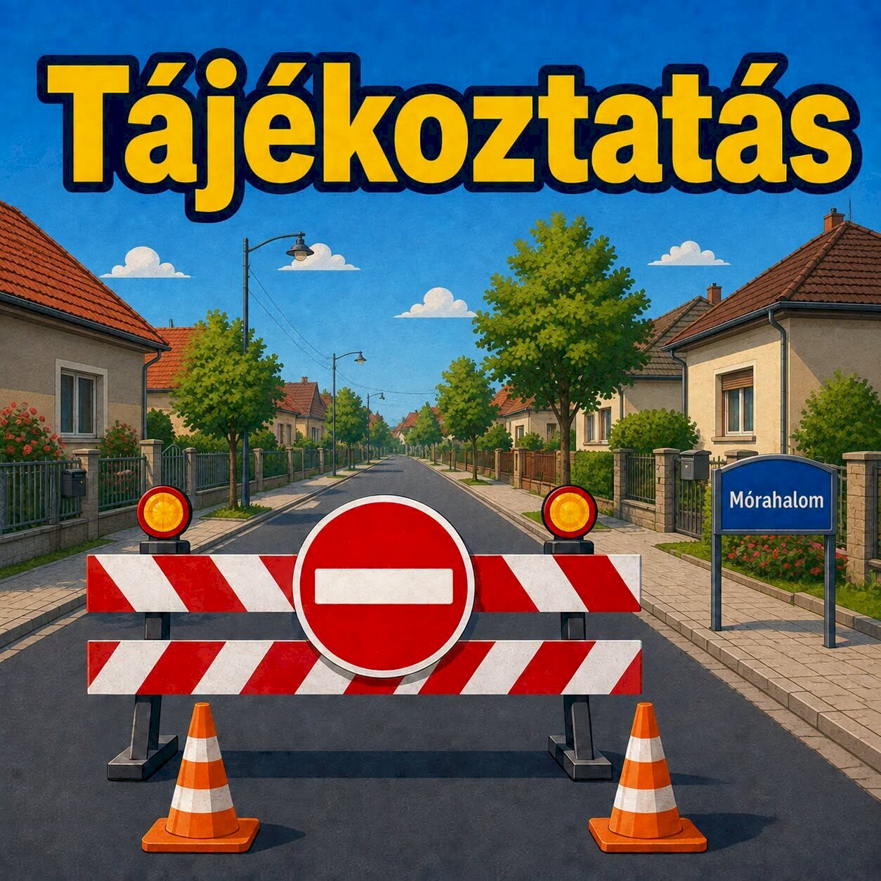 Forgalomkorlátozás várható a Táncsics utcában