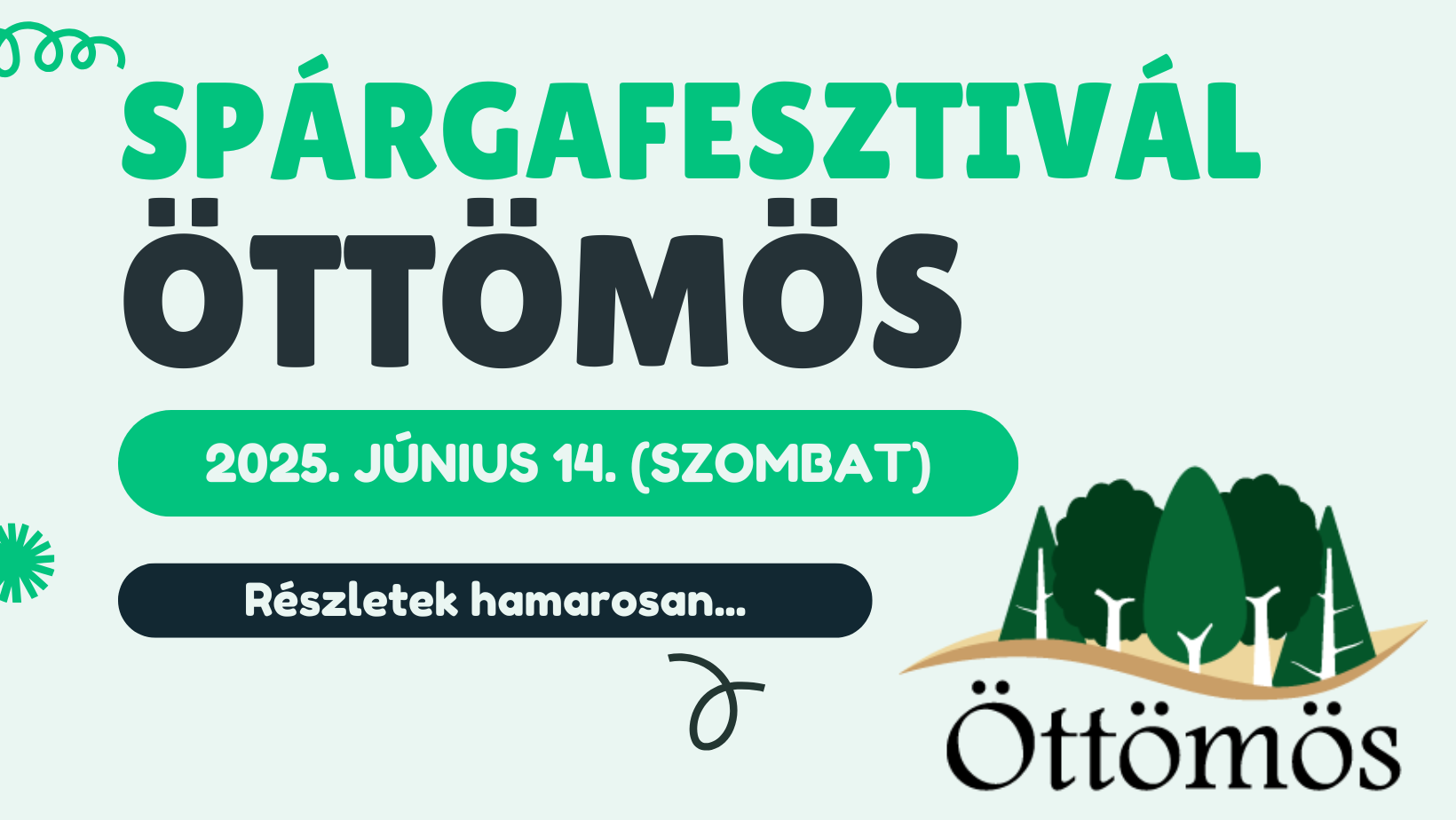 Spárgafesztivál beharangozó plakát