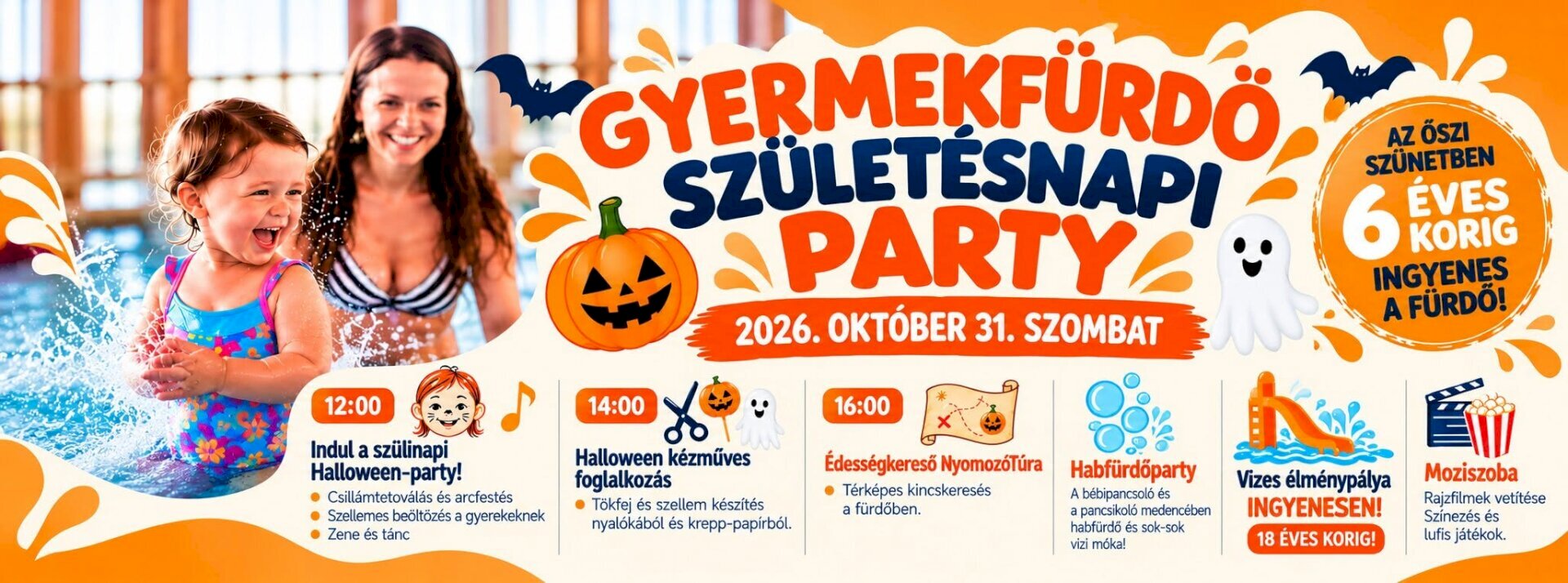 Gyermekfürdő születésnapi party