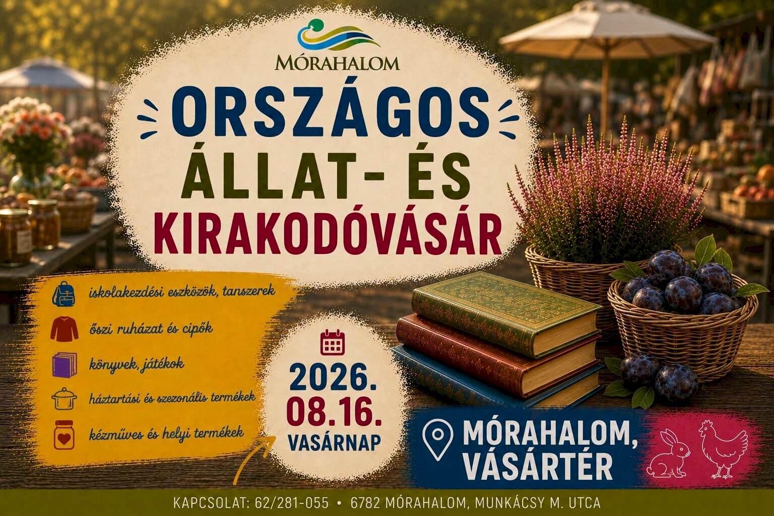 Az utolsó nyári vásár Mórahalmon!
