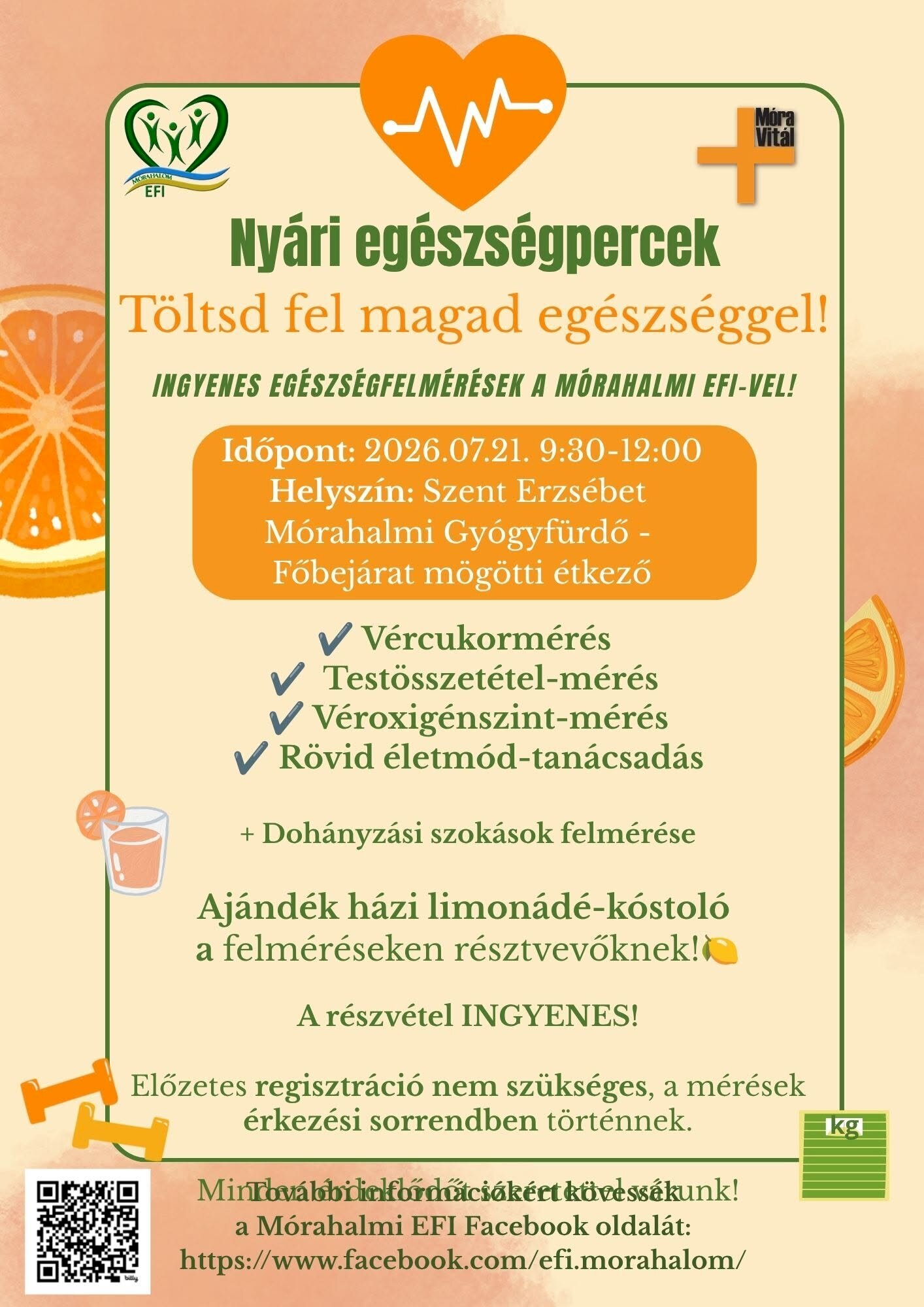 Nyári egészségpercek – Töltsd fel magad egészséggel!