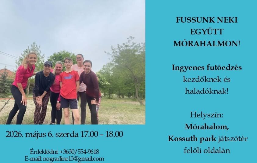 FUSSUNK NEKI EGYÜTT MÓRAHALMON! 