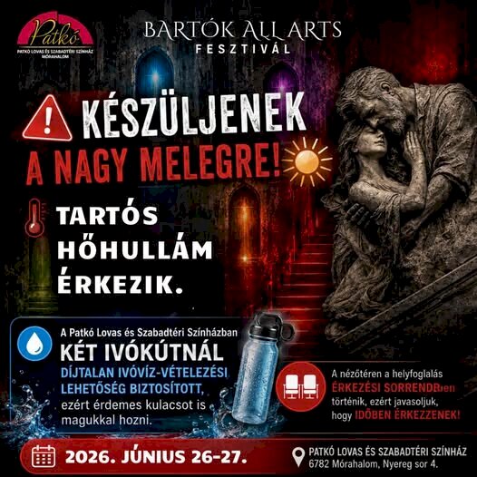 Bartók All Arts Fesztivál vendégek figyelem: 🌞⚠️ FONTOS INFORMÁCIÓK AZ ÉRKEZÉSHEZ!