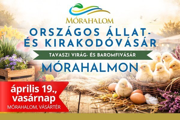 Tavaszi kincsek és vásári forgatag Mórahalmon!