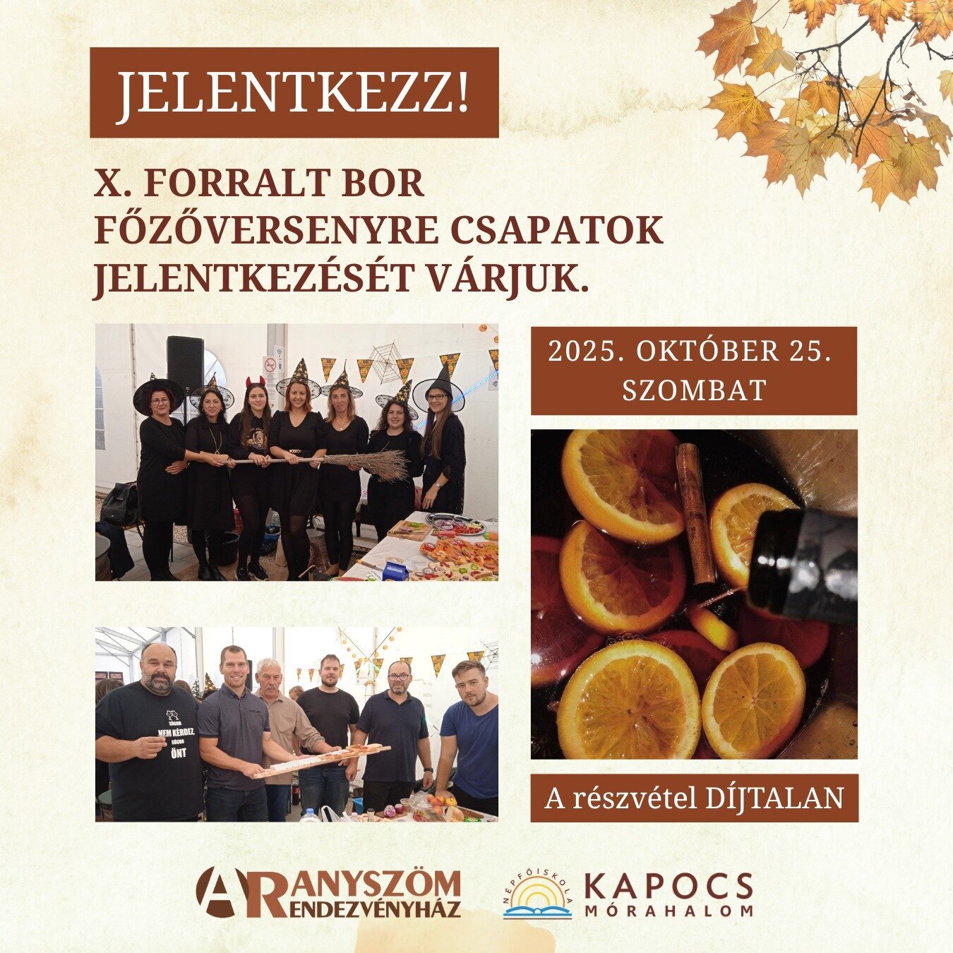 Elindult a jelentkezés a következő Forralt Bor Főzőversenyre!