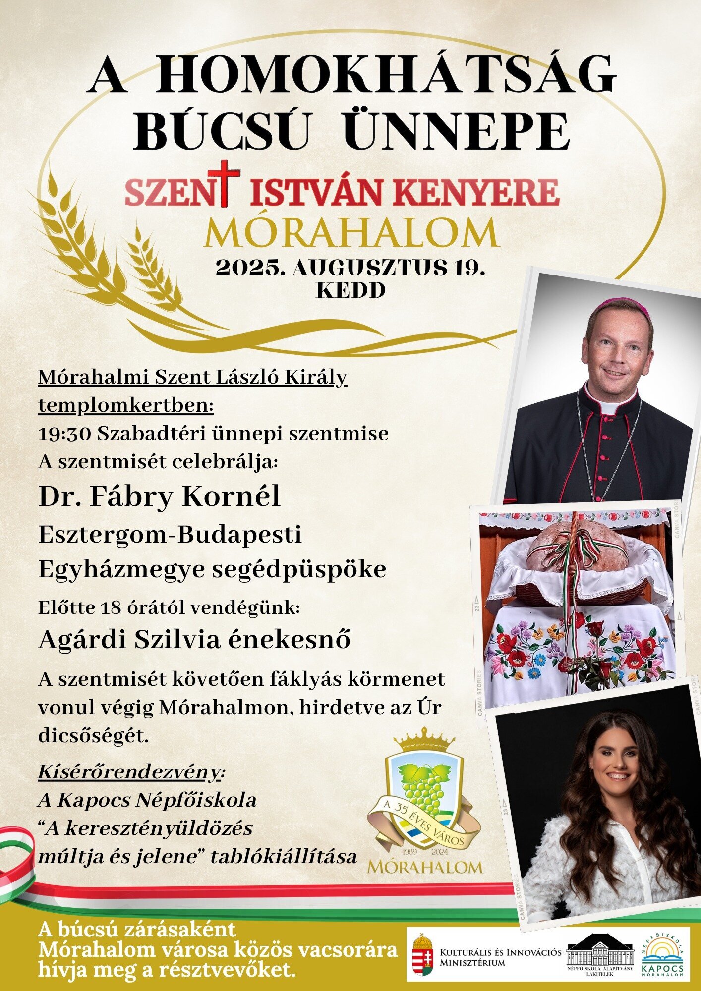 Legyen a vendégünk a Homokhátság Búcsú ünnepén!