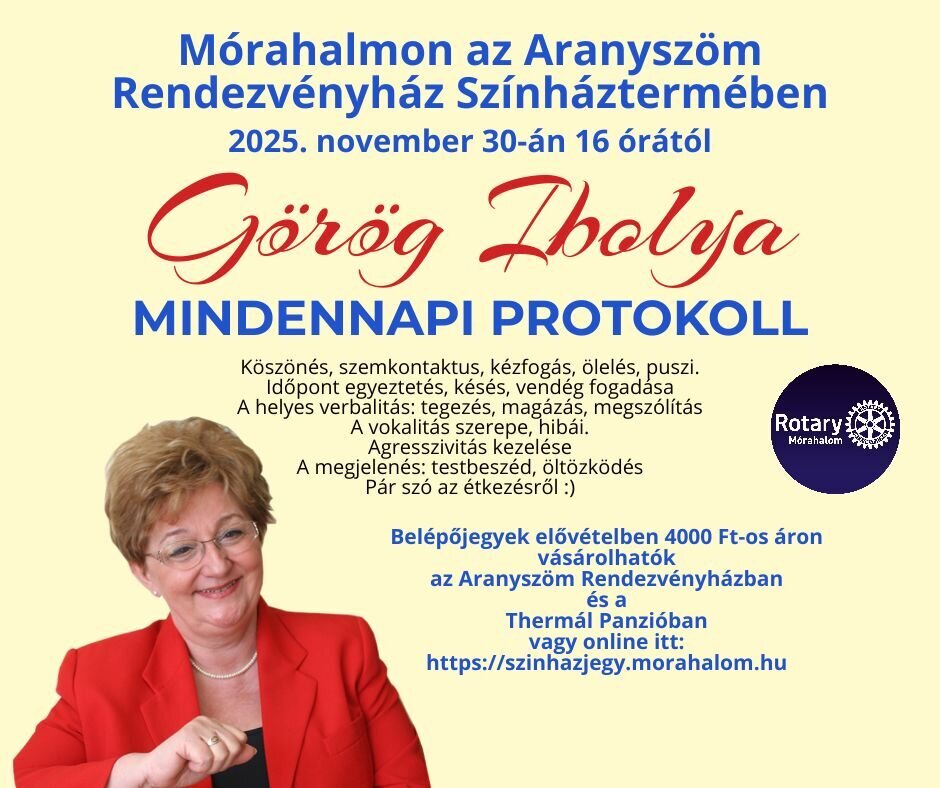 Ismét jótékonysági eseményre hív a Rotary Club Mórahalom!