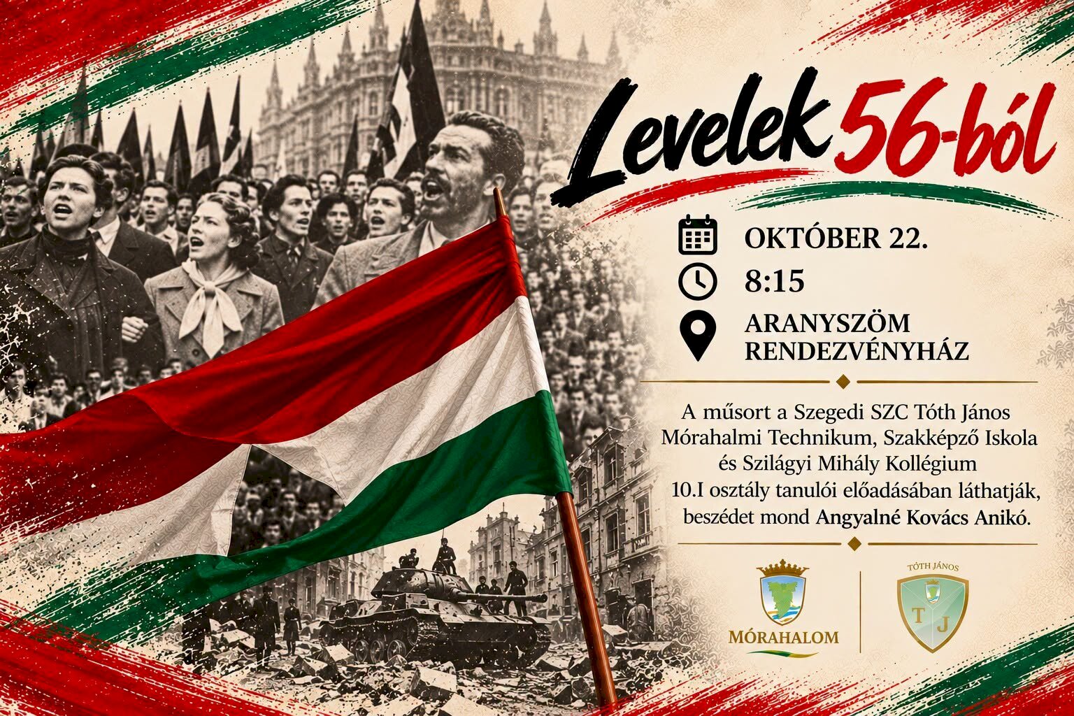  Emlékezzünk együtt 1956 hőseire Mórahalmon!