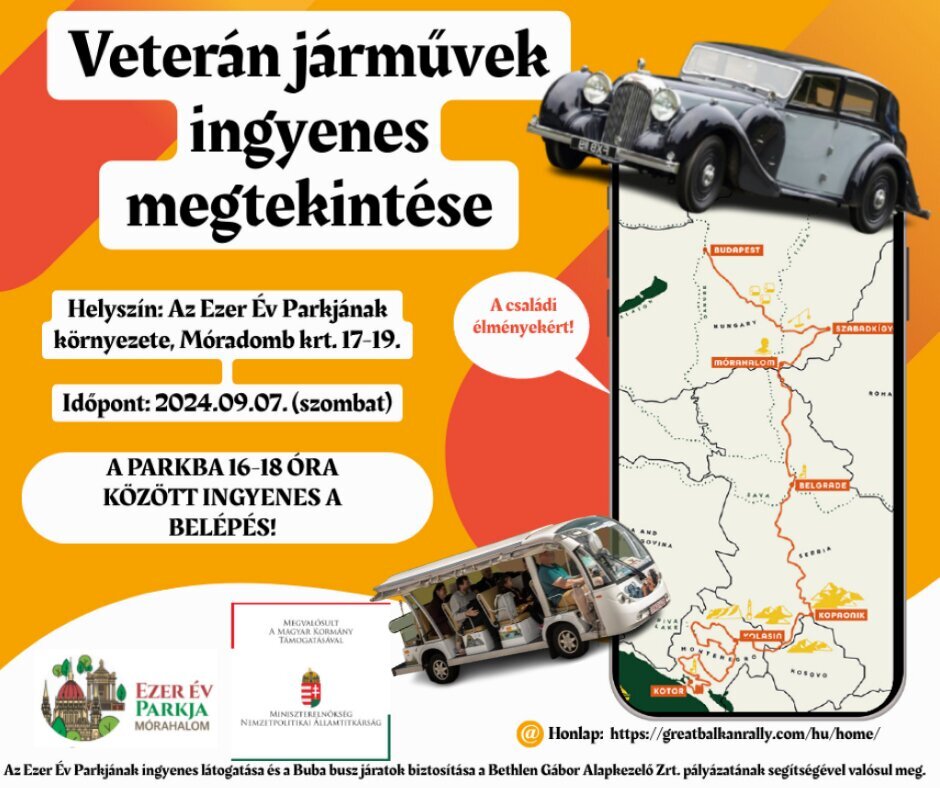 Veterán járművek Mórahalmon