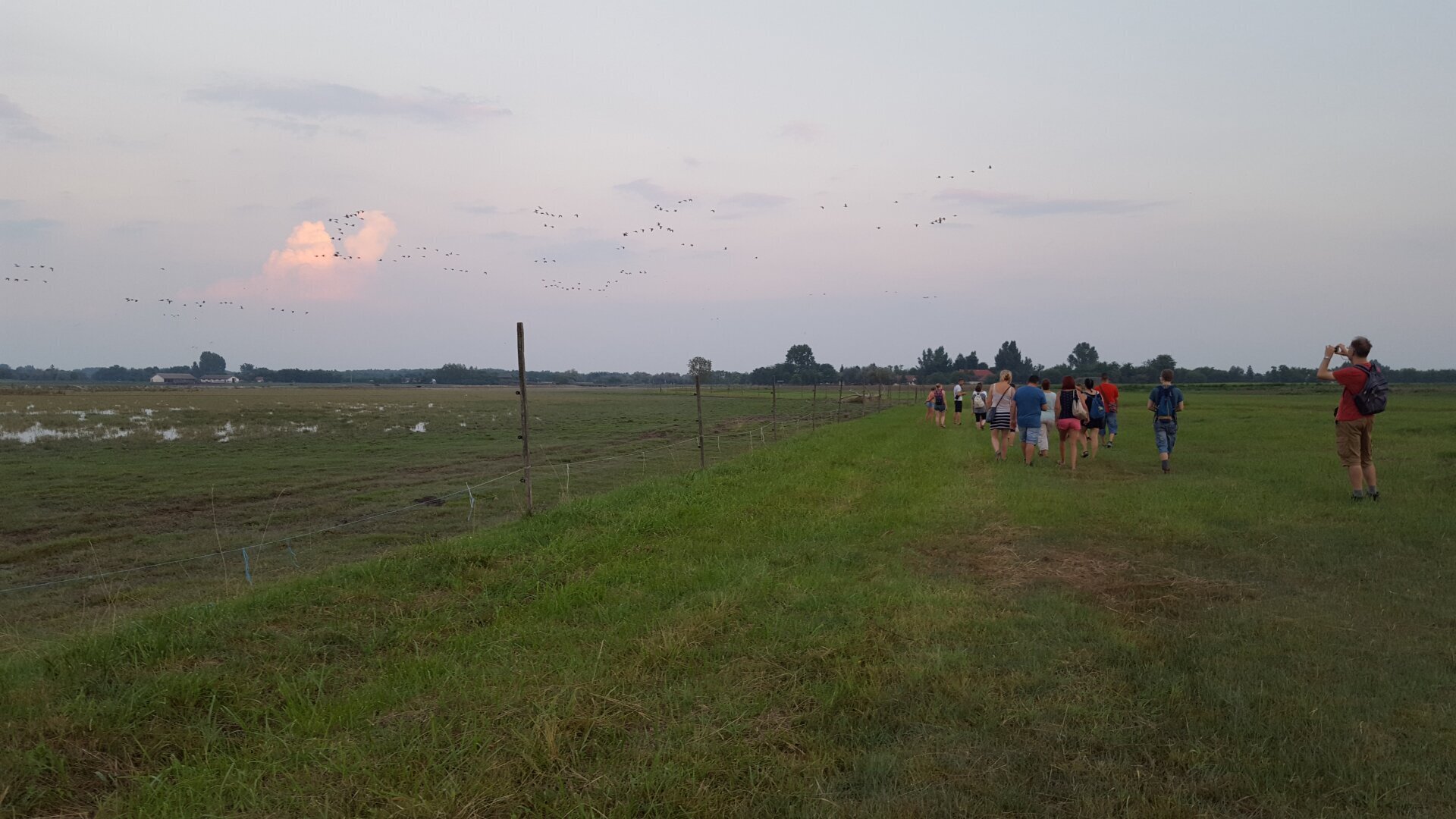 Nagyszéksós-tó naplementében