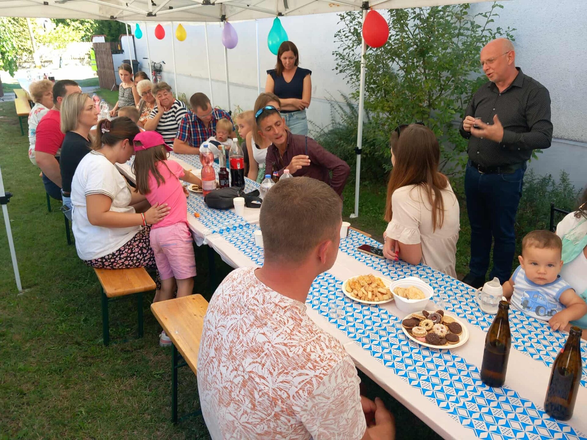 Most a Szántó utca lakói töltötték együtt a szombatot