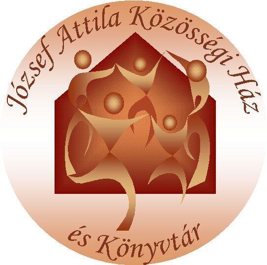 A zsombói józsef attila közösségi ház és könyvtár logója