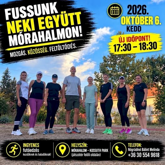 FUSSUNK NEKI EGYÜTT MÓRAHALMON! 