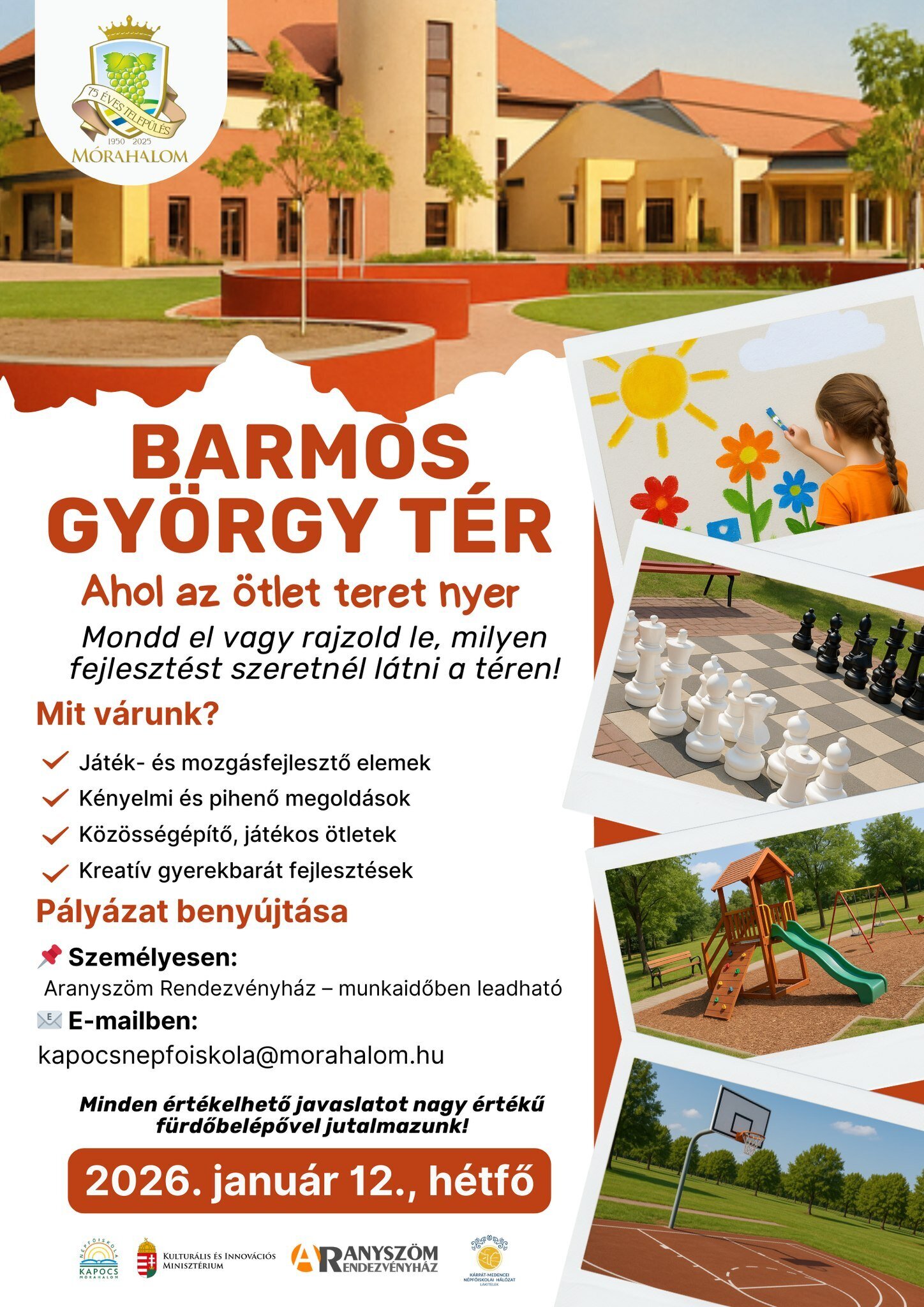 Alkossuk meg közösen a Barmos György tér jövőjét!