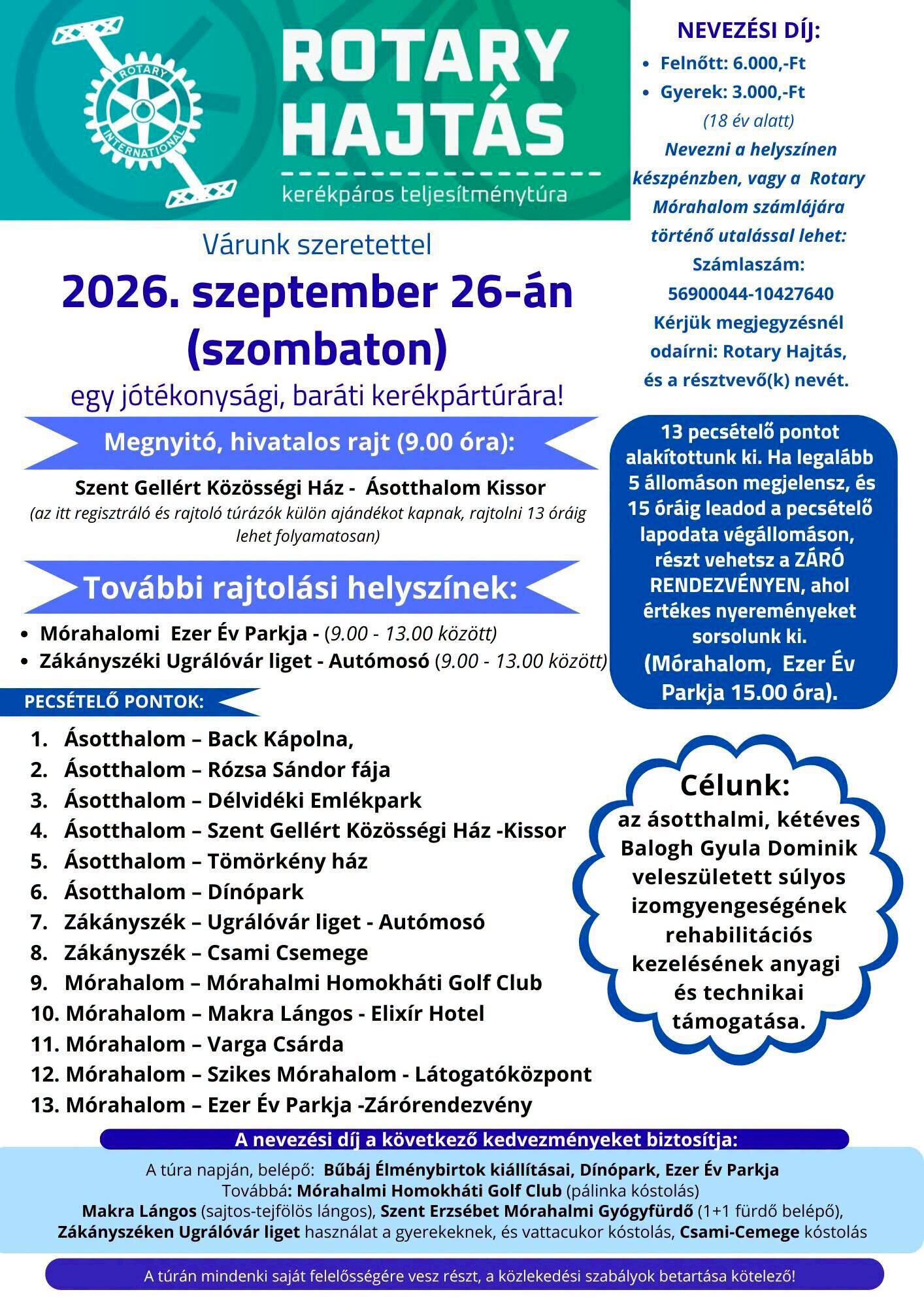 Rotary hajtás 2026.