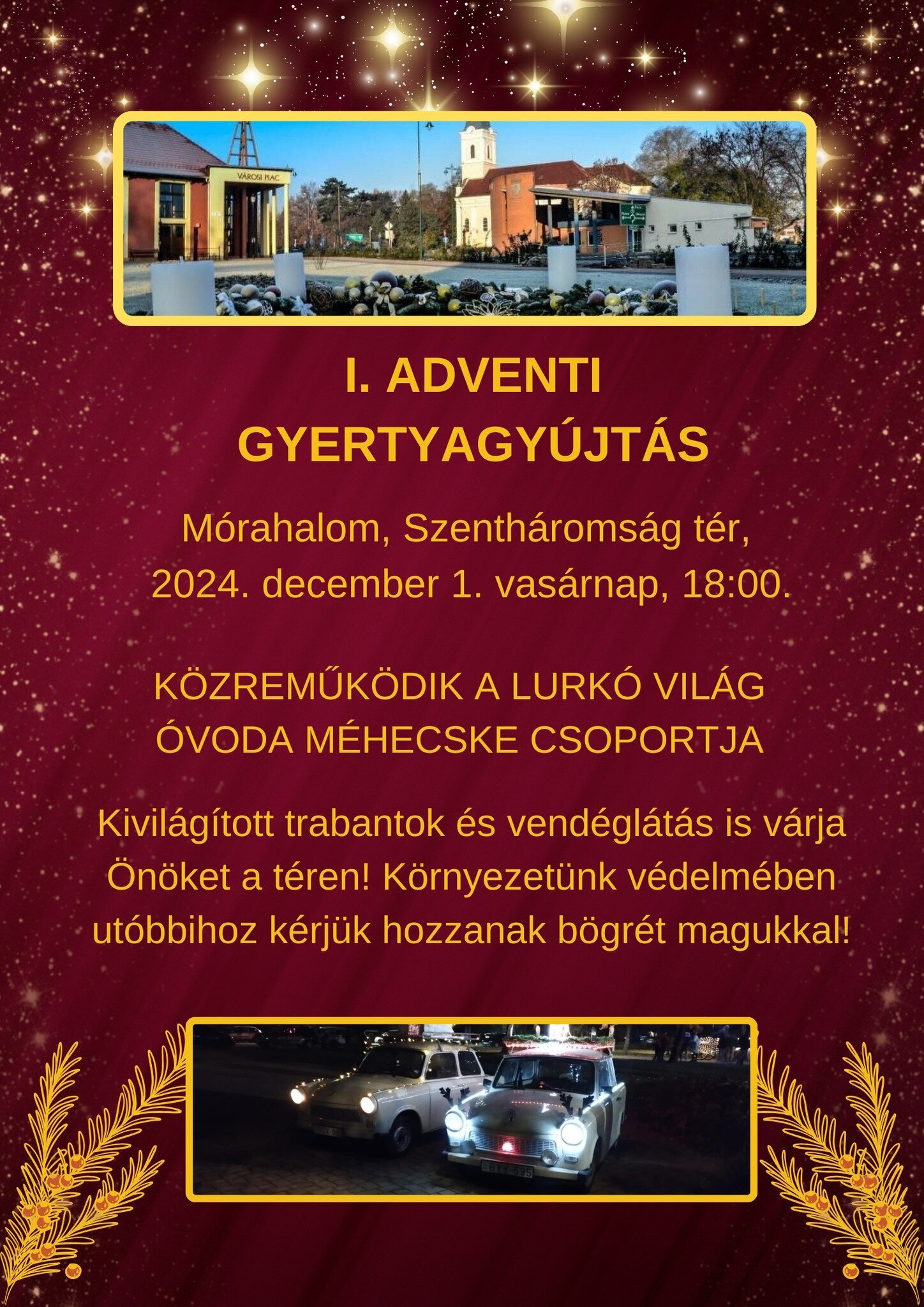 I. Adventi gyertyagyújtás