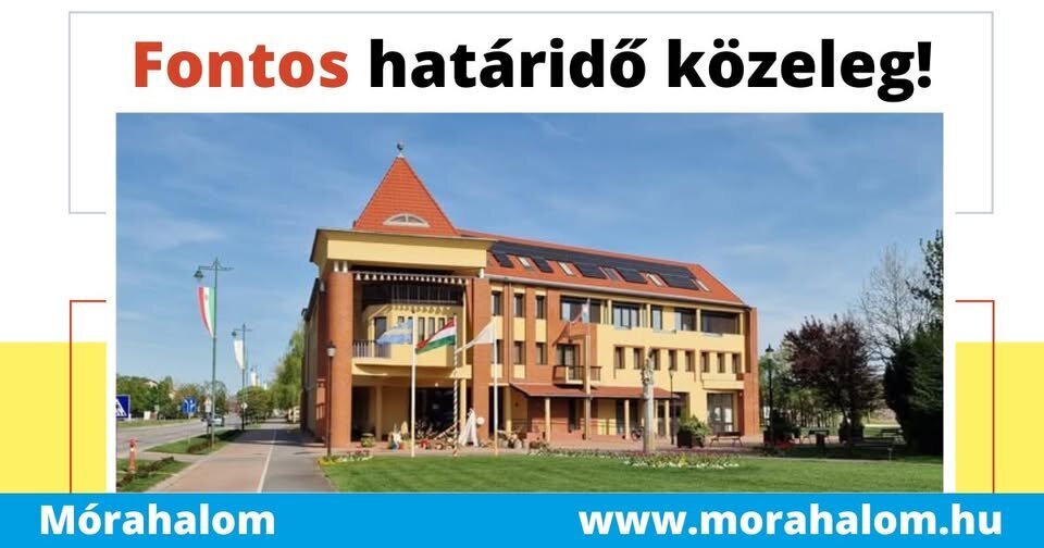  Fontos határidő közeleg!